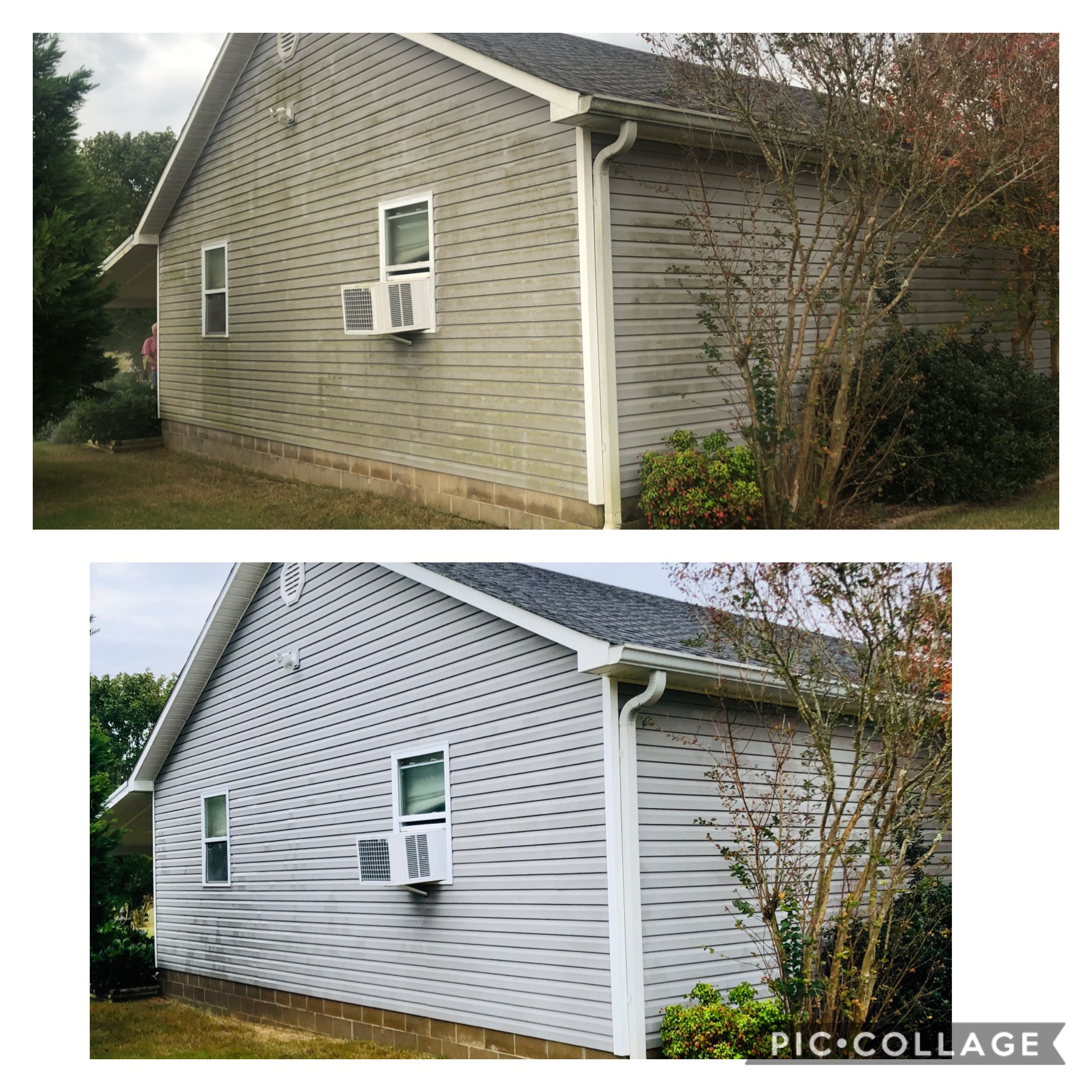 House soft wash concrete cleaning jackson tn